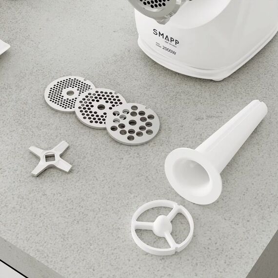 Mincer with shredder 489.81 SMAPP White - Various - Food preparation - Techbox