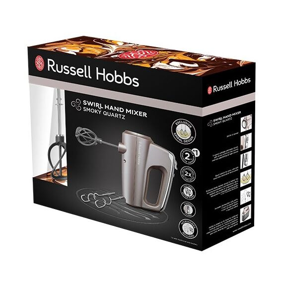 Russell Hobbs 25892-56 mixer Hand mixer 350 W Quartz metallic - Mixers - Food preparation - Techbox