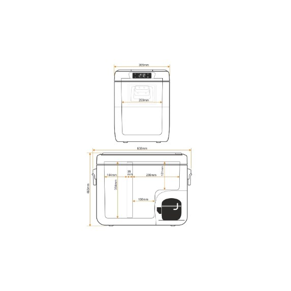 Yolco  KX40 GREEN portable compressor refrigerator | Techbox