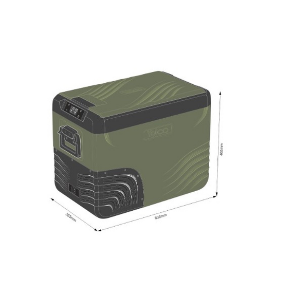 Yolco  KX40 GREEN portable compressor refrigerator | Techbox