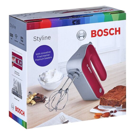 Bosch MFQ 40304 Hand mixer Red,White 500 W | Techbox