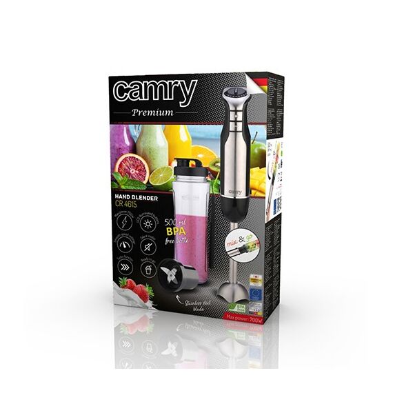 Camry CR 4615 blender Immersion blender Black,Stainless steel 700 W | Techbox