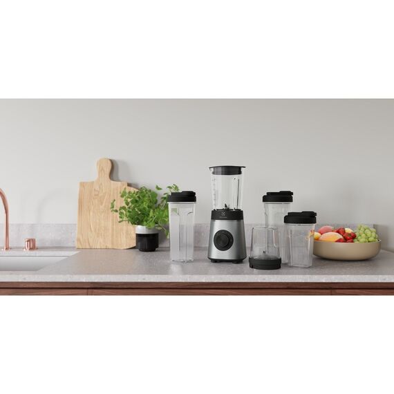 Electrolux E4CB1-6ST 1 L Tabletop blender 350 W Black, Stainless steel, Transparent - Mixers - Food preparation - Techbox