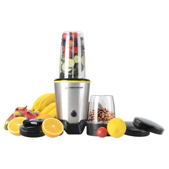 Esperanza EKM028 blender Tabletop blender 1000 W Black, Stainless steel | Techbox