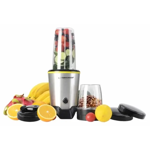 Esperanza EKM028 blender Tabletop blender 1000 W Black, Stainless steel | Techbox