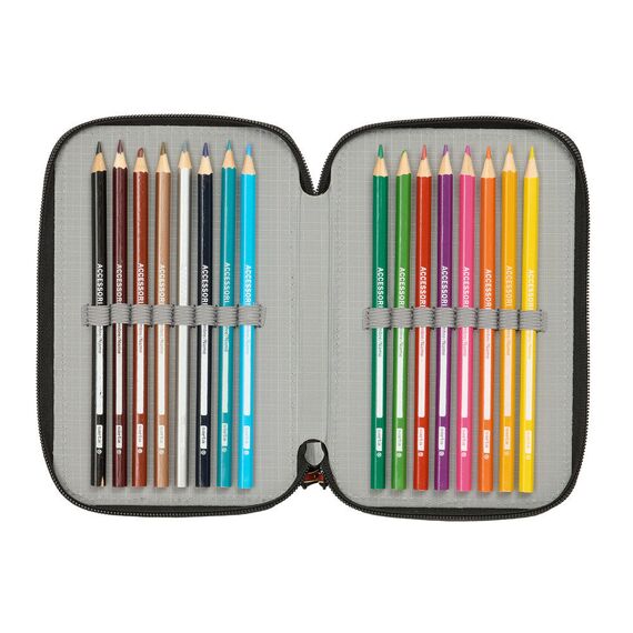 Harry Potter Hogwarts triple pencil case 37pcs