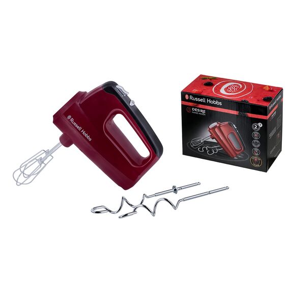 Russell Hobbs 24670-56 mixer Hand mixer 350 W Red - Mixers - Food preparation - Techbox
