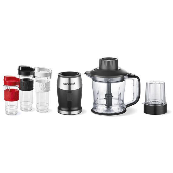 Concept SM3390 blender 1.2 L Immersion blender 700 W Black, Stainless steel - Mixers - Food preparation - Techbox