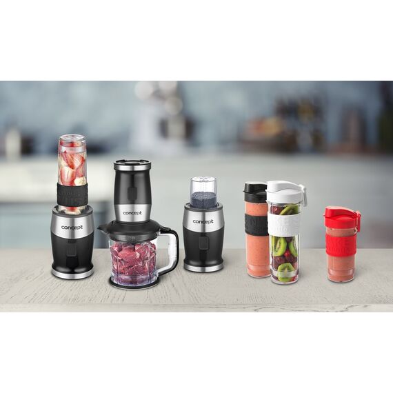 Concept SM3390 blender 1.2 L Immersion blender 700 W Black, Stainless steel - Mixers - Food preparation - Techbox