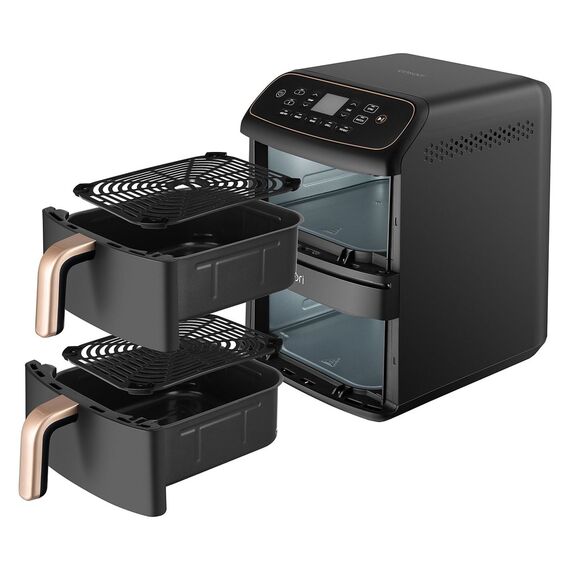 COSORI Turbo Tower Compact Air fryer 8.6 L Black - Deep Fryers - Cooking - Techbox