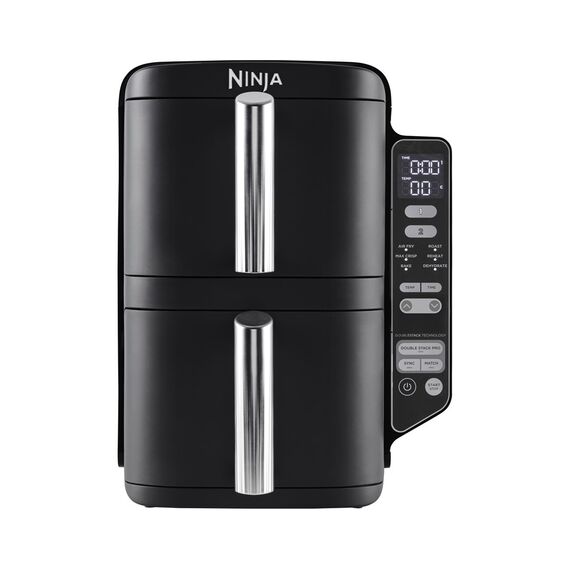 Ninja SL300EU fryer Double 7.6 L Stand-alone 2470 W Low fat fryer Black | Techbox