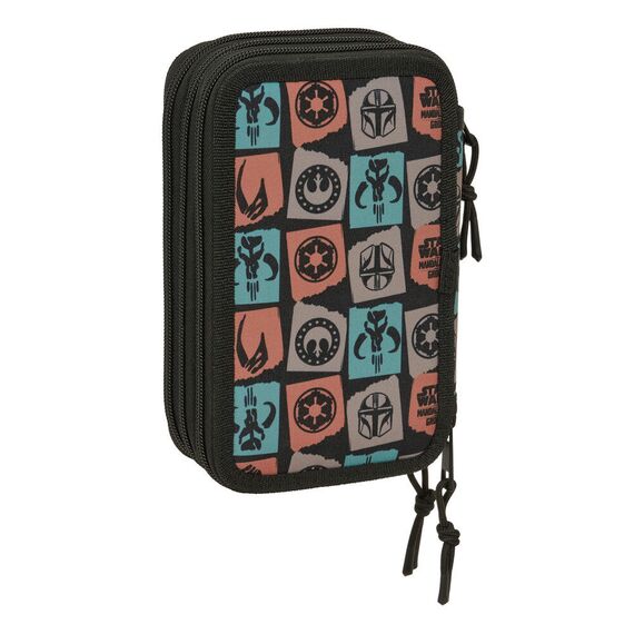 Star Wars Mandalorian & Grogu triple pencil case 37pcs
