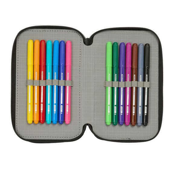 Star Wars Mandalorian & Grogu triple pencil case 37pcs