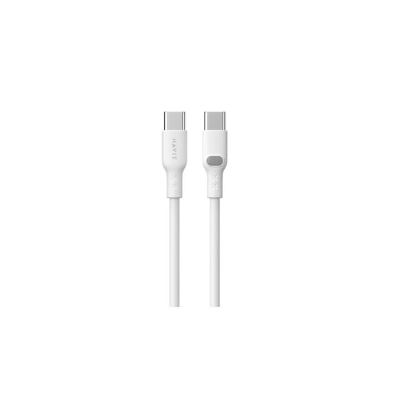 Havit CB6280 - USB Type C to USB Type C cable, 1 m (white) | Techbox