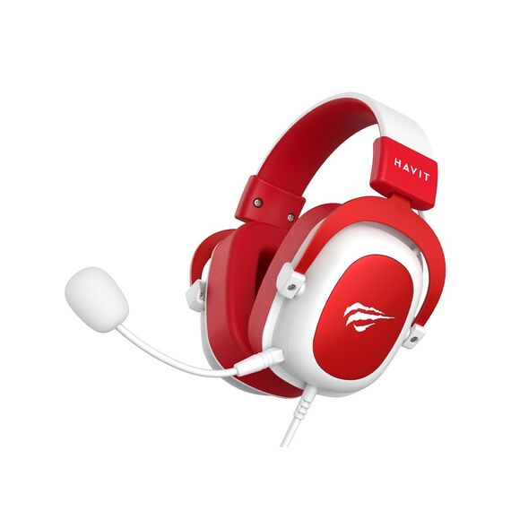 Havit H2002D Gaming headphones White, red - Headsets - Speakers & Headphones - Techbox