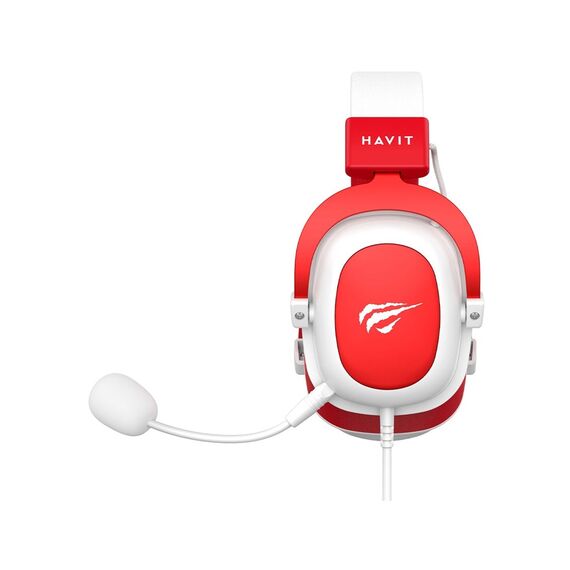 Havit H2002D Gaming headphones White, red - Headsets - Speakers & Headphones - Techbox