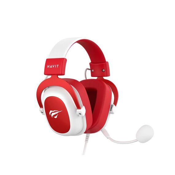 Havit H2002D Gaming headphones White, red - Headsets - Speakers & Headphones - Techbox