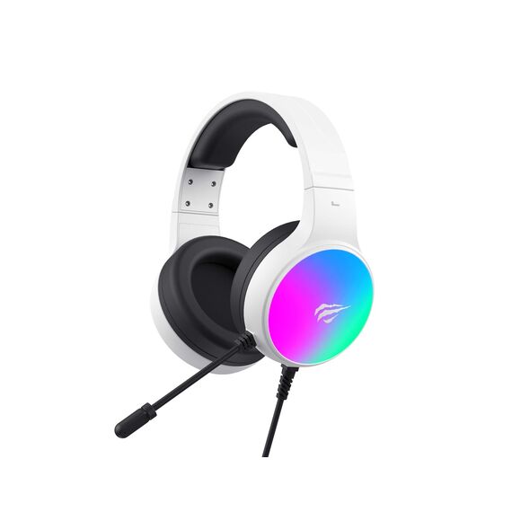 Havit H2043U - gaming headphones (black and white) | Techbox
