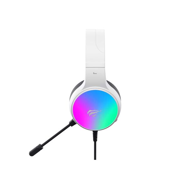 Havit H2043U - gaming headphones (black and white) | Techbox