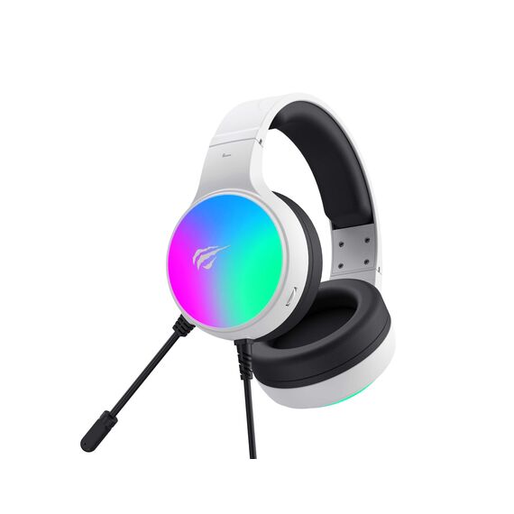 Havit H2043U - gaming headphones (black and white) | Techbox