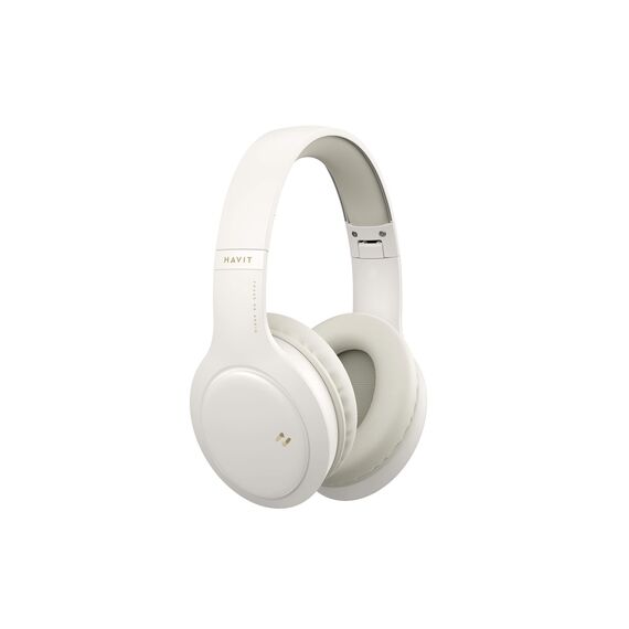 Havit H633BT - wireless on-ear headphones, beige - Bluetooth - Headsets - Techbox