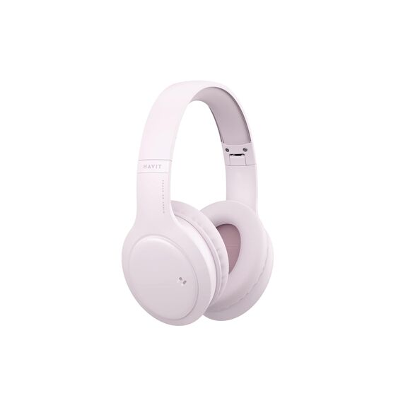 Havit H633BT - wireless on-ear headphones, pink - Bluetooth - Headsets - Techbox