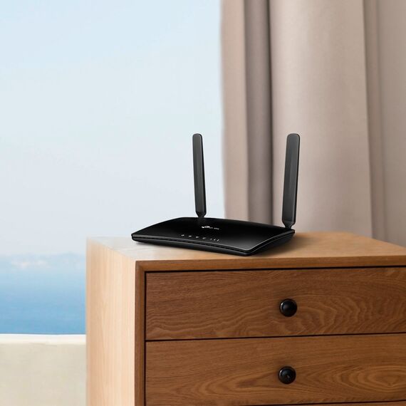 TP-LINK TL-MR6400 wireless router Single-band (2.4 GHz) Fast Ethernet 3G 4G Black | Techbox