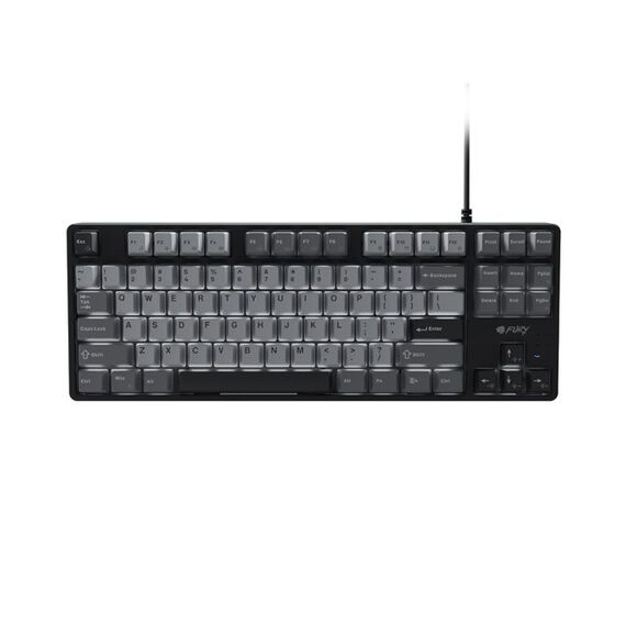 FURY KANABO K2 US mechanical gaming keyboard black-grey with white backlight - Keyboards - Keyboards & Mice - Techbox