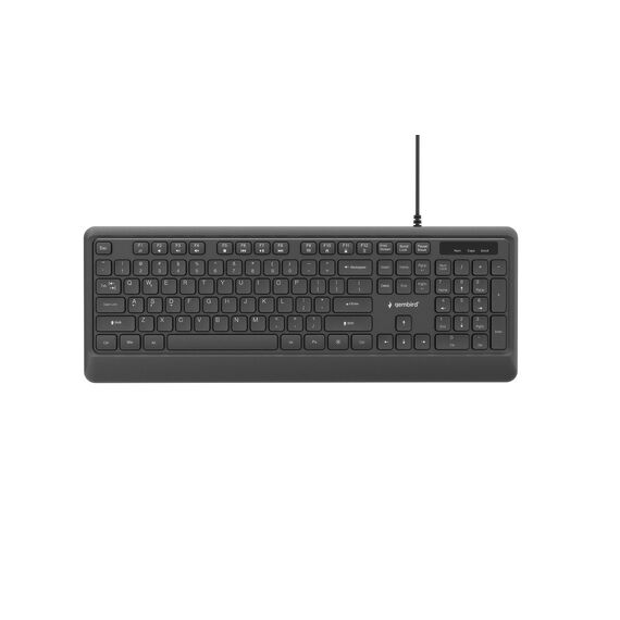 Gembird KB-UML-04 Slim wired backlight keyboard, black, US layout | Techbox