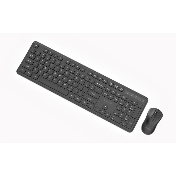 Gembird KBS-WPS-01 Slim Pro Business wireless desktop set, black, US layout - Desktop SET - Keyboards & Mice - Techbox