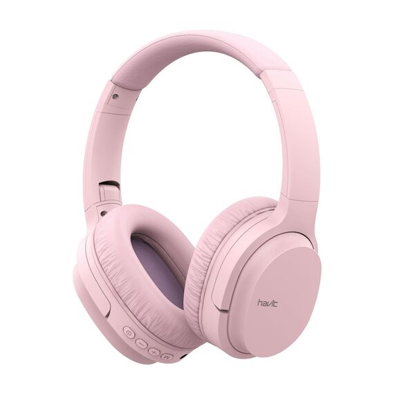 Havit I62 wireless on-ear headphones Pink - Headsets - Speakers & Headphones - Techbox