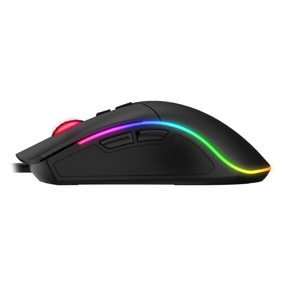 Havit MS1001S - Optical right-handed gaming mouse, USB type A, black-grey - Mice - Keyboards & Mice - Techbox