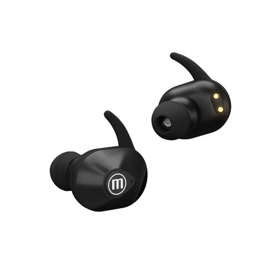 MAXELL MINI DUO Wireless in-ear headphones with charging case Black - Headsets - Speakers & Headphones - Techbox