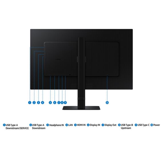 Samsung S60UD computer monitor 68.6 cm (27") 2560 x 1440 pixels Quad HD LCD Black - Monitors - Monitors & Mounts - Techbox