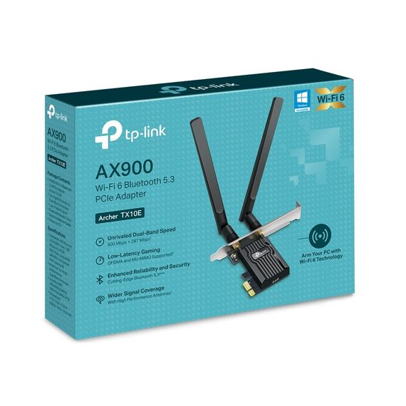 TP-LINK Archer TX10E Wi-Fi 6 AX900 network adapter | Techbox
