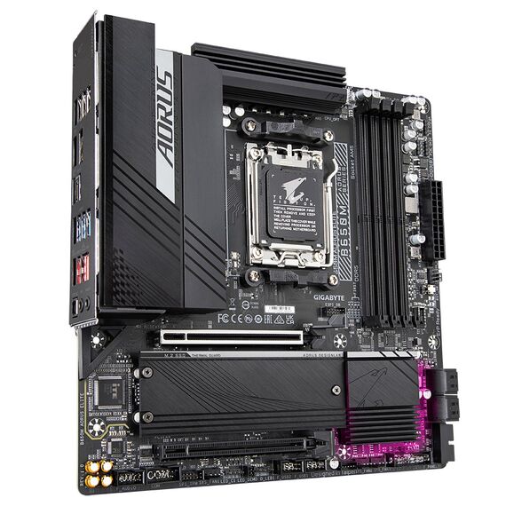 GIGABYTE B650M AORUS ELITE Motherboard - AMD Ryzen 9000 CPUs, 12+2+2 Phases VRM, up to 8000MHz DDR5, 1xPCIe 5.0 + 1xPCIe 4.0 M.2, 2.5GbE LAN, USB 3.2 Gen 2x2 | Techbox