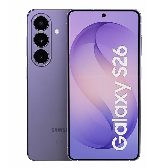 Samsung Galaxy S26 16 cm (6.3") Dual SIM Android 16.0 5G USB Type-C 12 GB 256 GB 4300 mAh Violet - Smartphones - Smartphones - Techbox