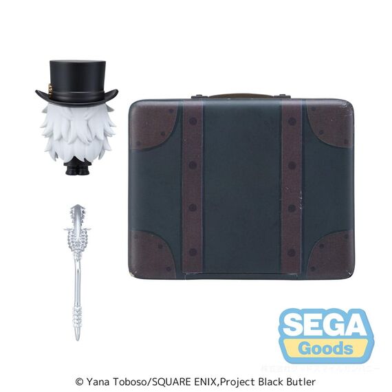 Black Butler: Boarding School Arc Petite World Memories Mini Figure Undertaker (EX) 8 cm - Figurines - Collectibles - Techbox
