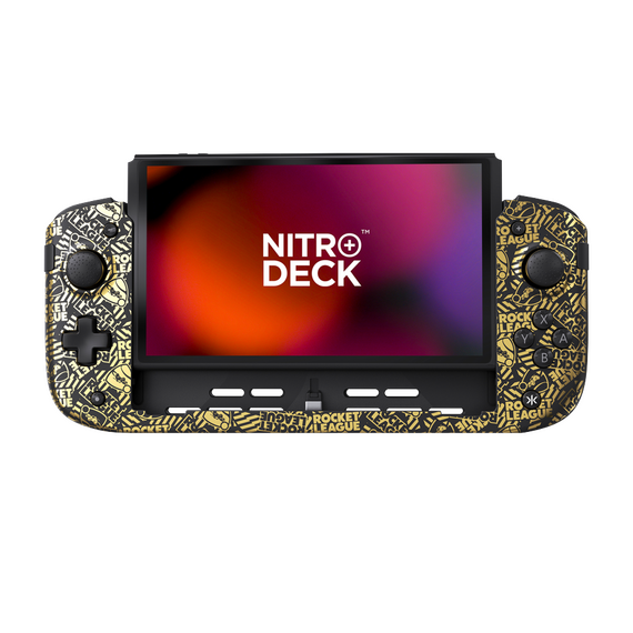 CRKD NITRO DECK+ ROCKET LEAGUE GOLD SPECIAL EDITION / Nintendo Switch | Techbox