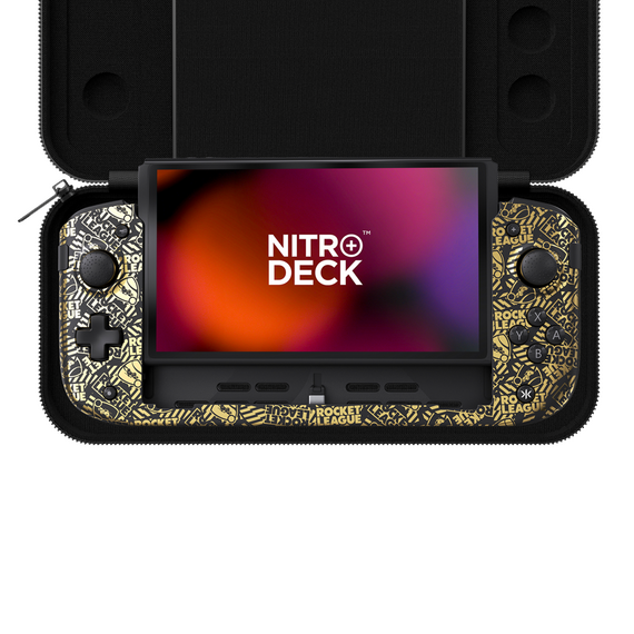 CRKD NITRO DECK+ ROCKET LEAGUE GOLD SPECIAL EDITION / Nintendo Switch | Techbox