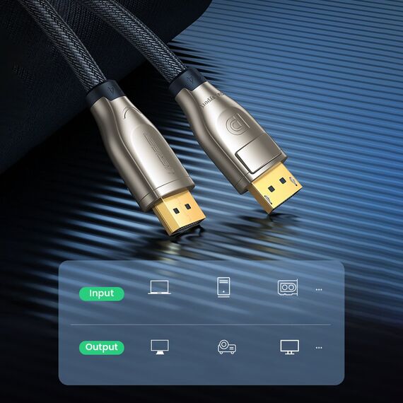 DisplayPort - DisplayPort Ugreen DP112 DP1.4 8K 3m Cable - Black
