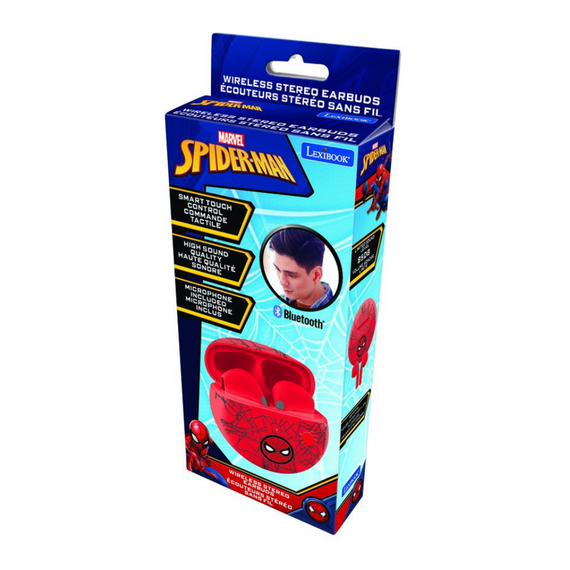 Lexibook - Spiderman - Wireless Bluetooth earphones (HPBT05SP) / Toys