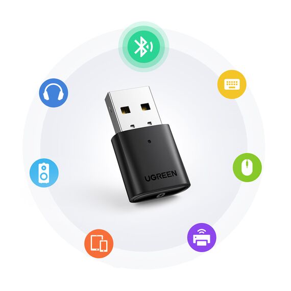 Ugreen Bluetooth 5.0 USB-A Adapter Black (CM390) | Techbox