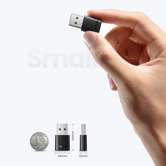 Ugreen Bluetooth 5.0 USB-A Adapter Black (CM390) | Techbox