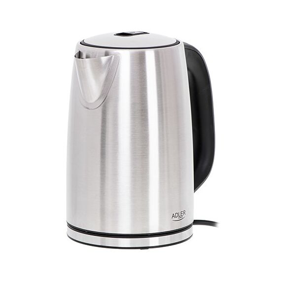 Adler AD 1340 electric kettle 1.7 L 2200 W Black, Silver | Techbox