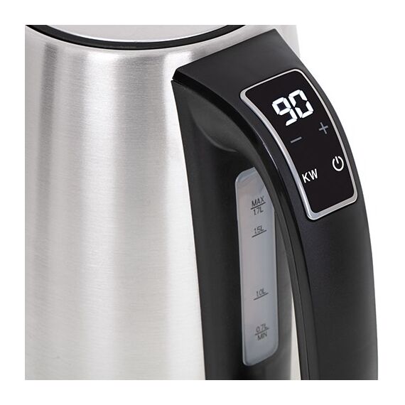 Adler AD 1340 electric kettle 1.7 L 2200 W Black, Silver | Techbox