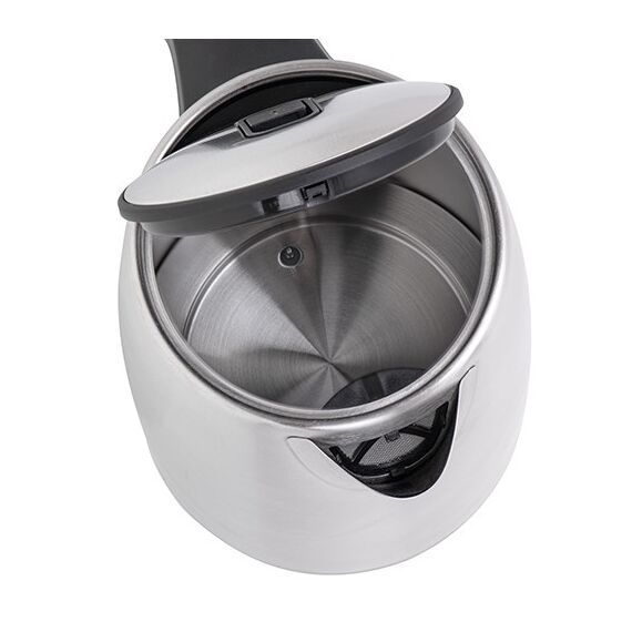 Adler AD 1340 electric kettle 1.7 L 2200 W Black, Silver | Techbox