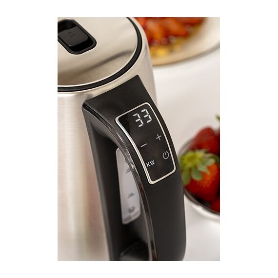 Adler AD 1340 electric kettle 1.7 L 2200 W Black, Silver | Techbox