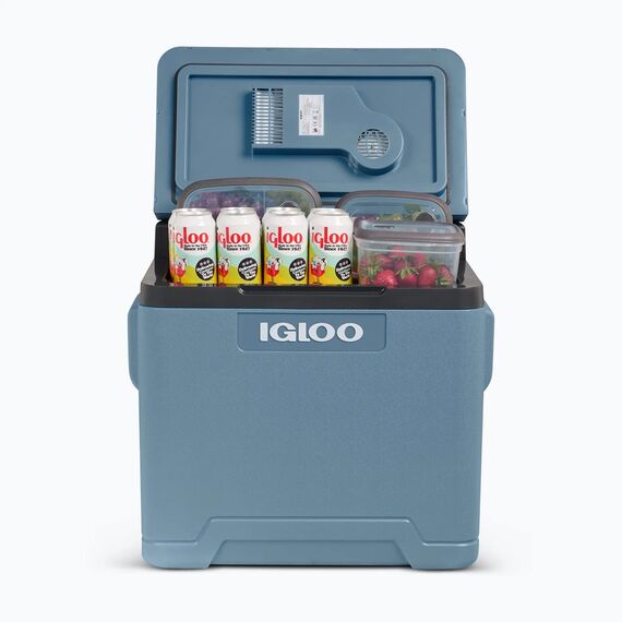 Igloo IE42 Thermoelectric Cool Box 42L, Light Blue | Techbox