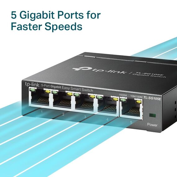 TP-Link 5-Port Gigabit Easy Smart Switch | Techbox